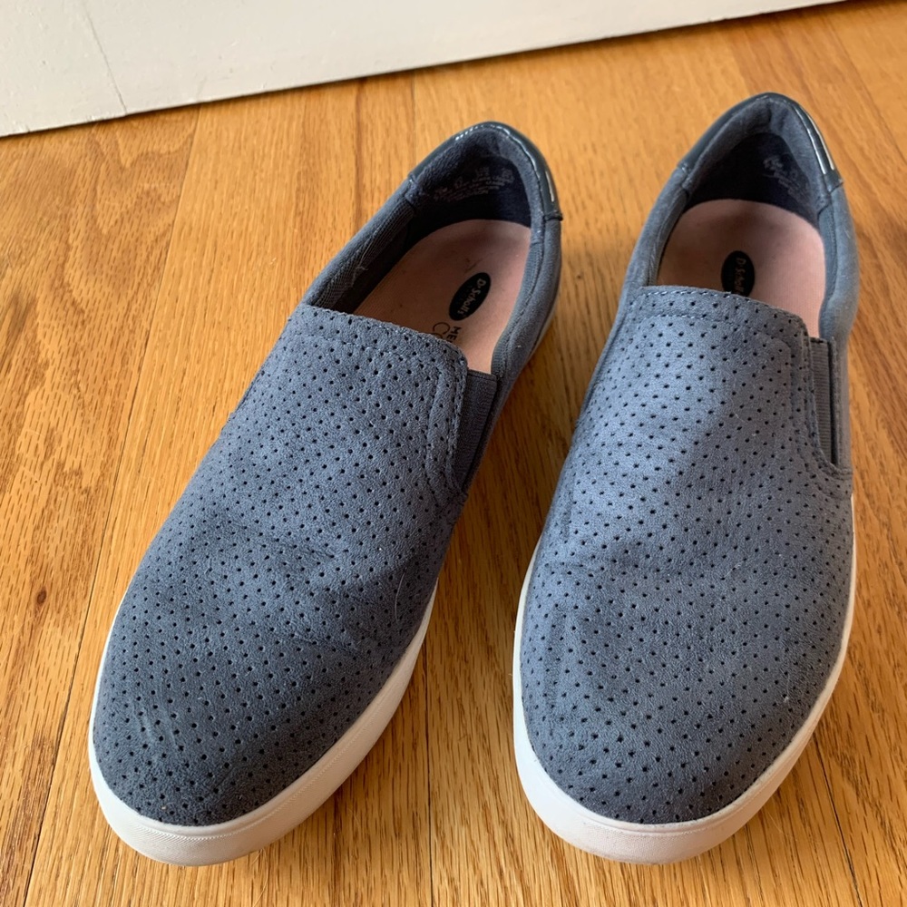 Dr Scholl’s Memory Foam Slip-on grey/blue size 8.5